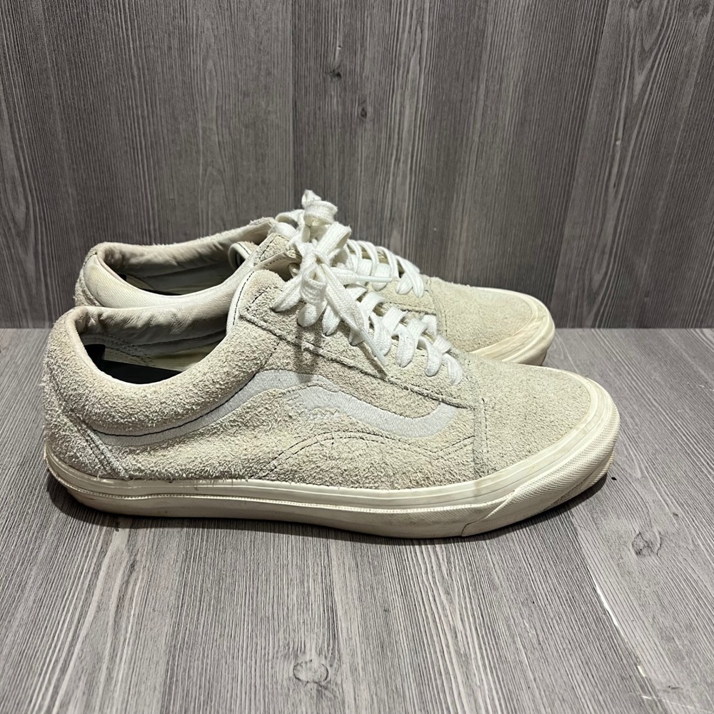 Vans Vault x Notre Old Skool LX Marshmallow Hairy Suede VN0A4BVF208 Mens 10